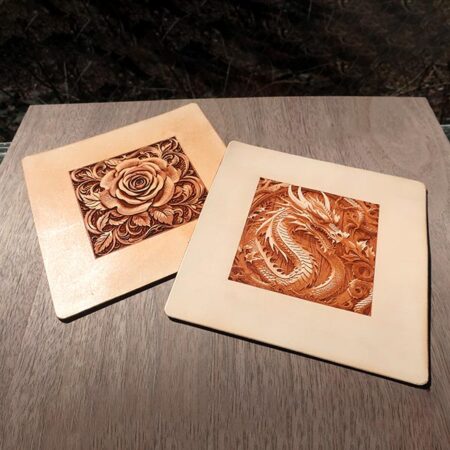 3D Leather Mouse Pad
