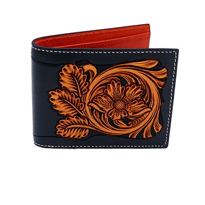 HandMade Bifold Black Wallet